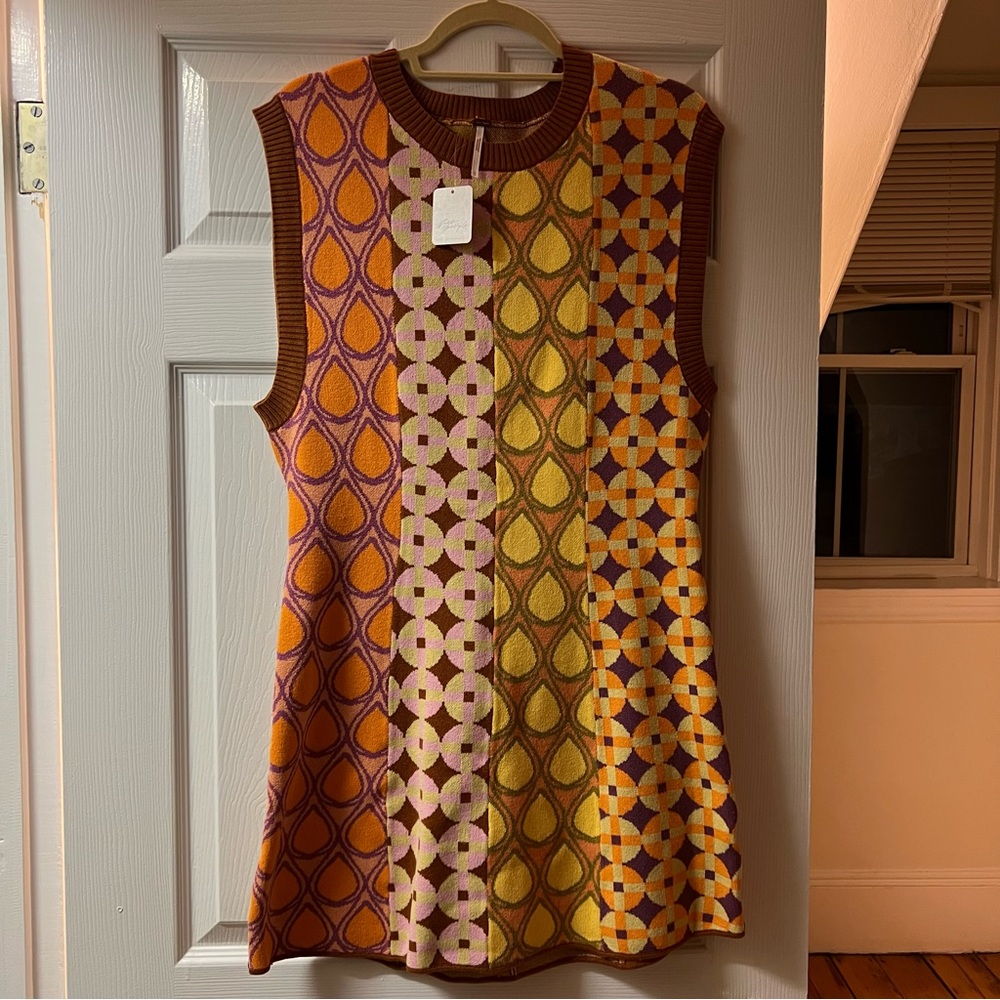 Free People Mira Mini, Surf Combo, Large L, NWT